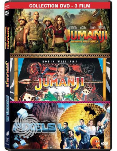 Jumanji / Jumanji: Benvenuti Nella Giungla / Pixels (3 Dvd)