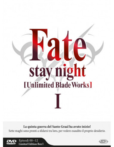 Fate/Stay Night - Unlimited Blade Works - Stagione 01 (Eps 00-12) (3 Dvd) (Limited Edition Box)