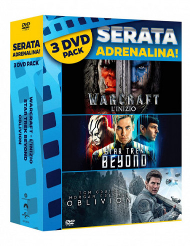 Oblivion / Warcraft / Star Trek - Beyond (3 Dvd)