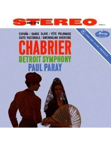 Paray Paul, Detroit Symhony Orchestra - The Music Of Chabrier (Half Speed Vinyl)