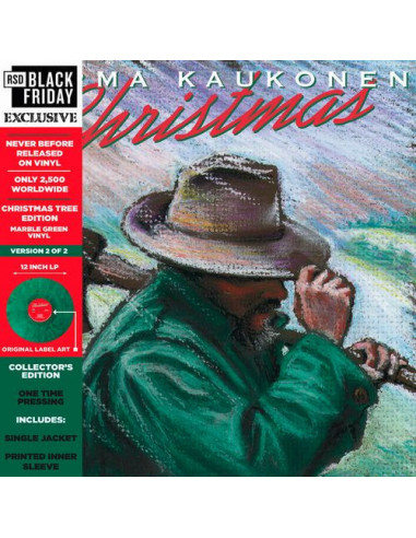 Kaukonen Jorma - Christmas (Vinyl Marbled Green Limited Edt.) (Black Friday 2021)