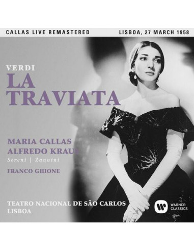 Callas Maria (Soprano) - La Traviata (Lisboa 27--03-1958) - (CD)