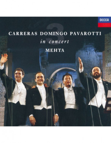 Carreras Pavarotti Domingo In Concerto Terme Di Caracalla 7/7/90