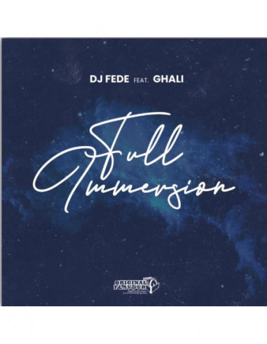 Dj Fede (Featuring Ghali) - Full Immersion (Vinyl Black Limited Edt.)