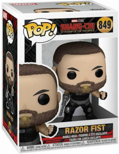 Marvel: Funko Pop! - Shang-Chi And The Legend Of The Ten Rings - Razor Fist (Bobble-Head) (Vinyl Figure 849)