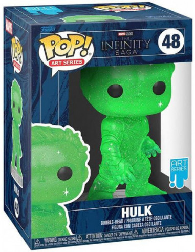 Marvel: Funko Pop! Art Series - Infinity Saga - Hulk (Bobble-Head) (Vinyl Figure 48)