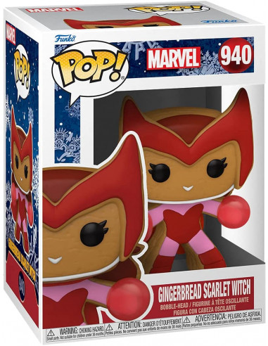 Marvel: Funko Pop! - Holiday - Gingerbread Scarlet Witch (Vinyl Figure 940)