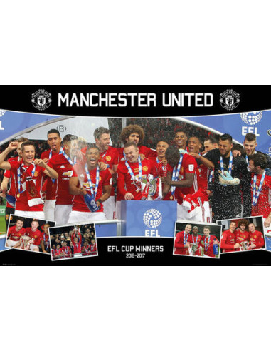 Manchester United: Efl Cup Winners 16/17 (Poster Maxi 61x91,5 Cm)