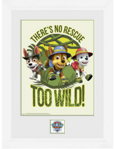 Paw Patrol: No Rescue Too Wild (Stampa In Cornice 30x40cm)