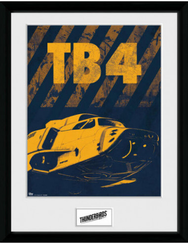 Thunderbirds Are Go: Hazard Tb4 (Stampa In Cornice 30x40cm)