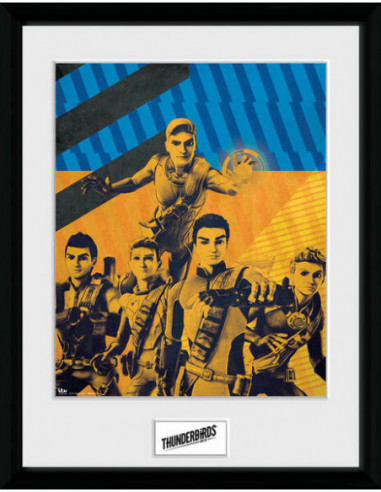 Thunderbirds Are Go: Hazard Traceys (Stampa In Cornice 30x40cm)