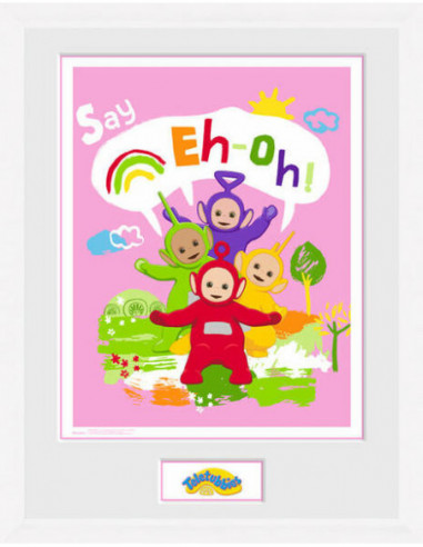 Teletubbies: Eh Oh (White) (Stampa In Cornice 30x40cm)