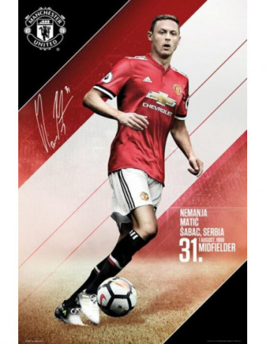 Manchester United: Matic 17/18 (Poster Maxi 61x91,5 Cm)