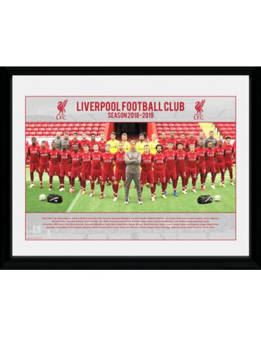 Liverpool: Team 18/19 (Stampa In Cornice 30x40cm)