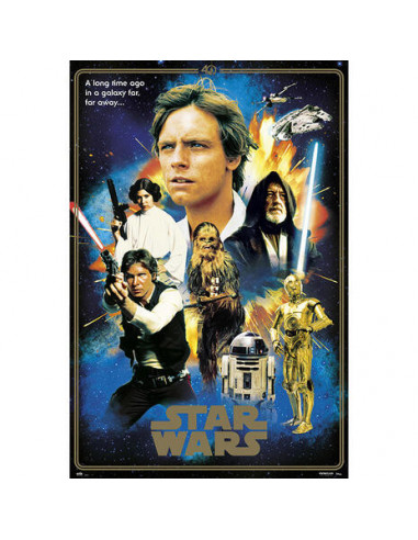 Star Wars: Classic 40 Aniversario Heroes (Stampa 61x91,50 Cm)