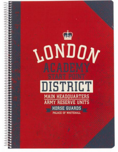 London College (Quaderno Copertina Polipropilene A4) sp