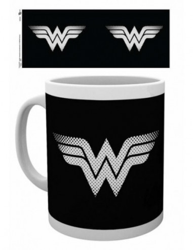 Dc Comics: Wonder Woman Monotone Logo (Tazza)