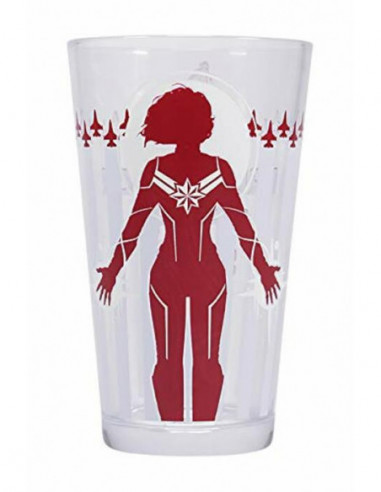 Marvel: Captain Marvel Glassware (Bicchiere)