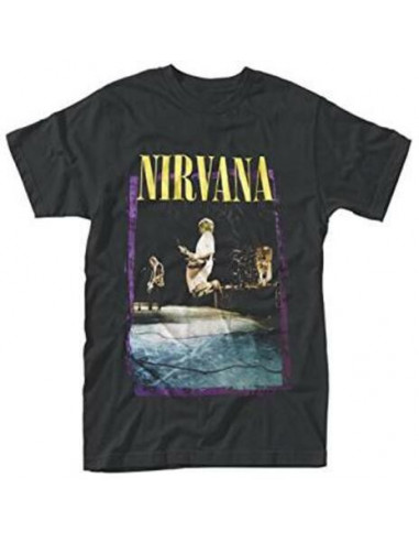 Nirvana: Stage Jump (T-Shirt Unisex Tg. S)