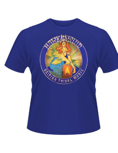 Hawkwind: British Tribal Music (T-Shirt Unisex Tg. S)