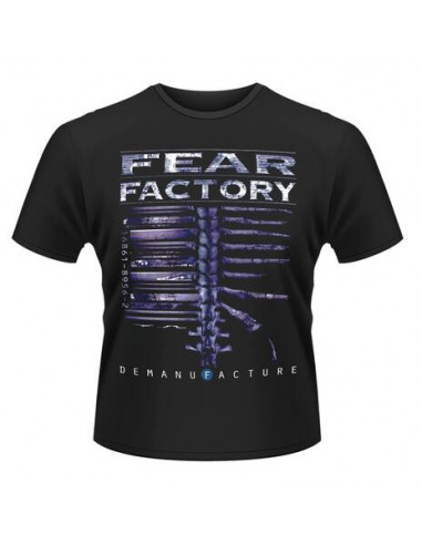 Fear Factory: Demanfacture Stampa Fronte E Retro (T-Shirt Unisex Tg. S)