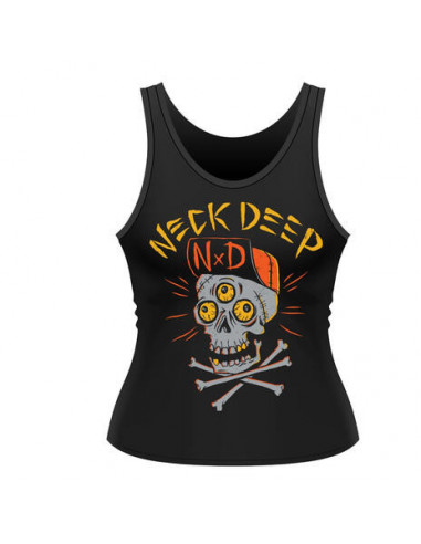 Neck Deep: Skulls (Canotta Donna Tg. L)