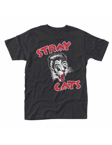 Stray Cats - Cat Logo (T-Shirt Unisex Tg. S)