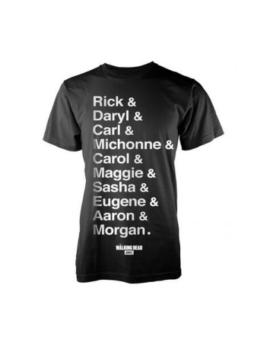 Walking Dead (The): Names (T-Shirt Unisex Tg. M)