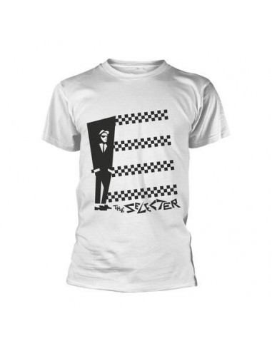 Selecter (The): Two Tone Stripes (White) (T-Shirt Unisex Tg. S)