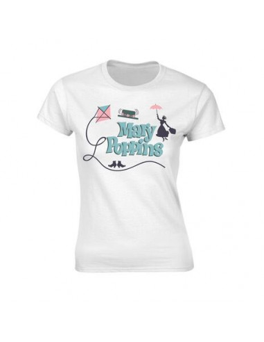 Disney: Mary Poppins Logos (T-Shirt Donna Tg. XL)