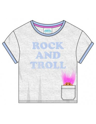 Trolls: Slogan Troll Hair (T-Shirt Donna Tg. M)