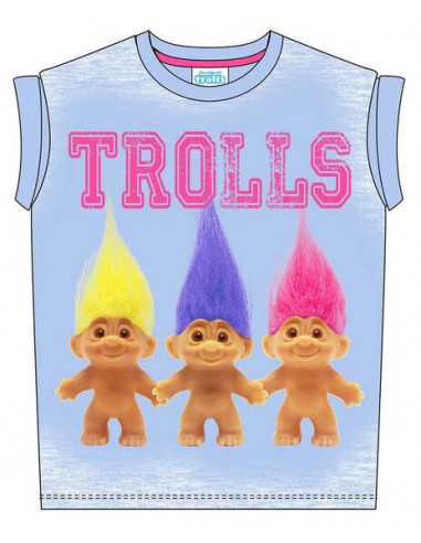 Trolls: Varsity Troll (T-Shirt Donna Tg. L)