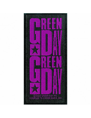 Green Day: Purple Logo (Toppa)