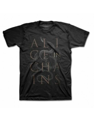 Alice In Chains: Snakes Black (T-Shirt Unisex Tg. M)