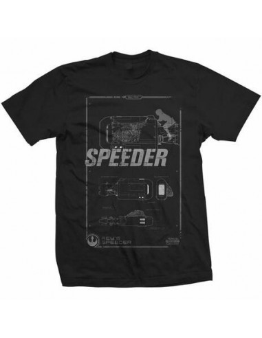 Star Wars: Rey's Speeder Tech Black (T-Shirt Unisex Tg. XL)