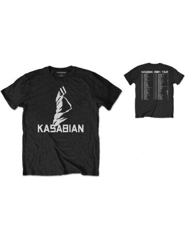 Kasabian: Ultra Face 2004 Tour Special Edition Black (T-Shirt Unisex Tg. S)