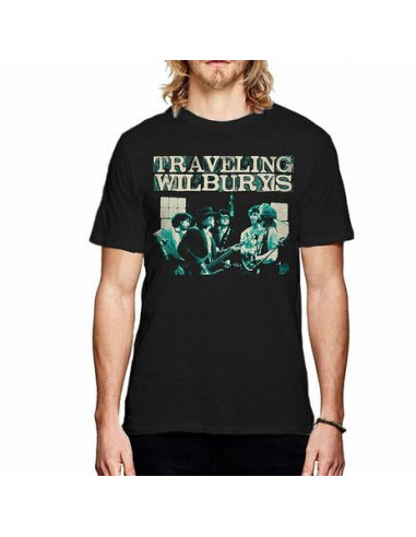 Traveling Wilburys: Performing (T-Shirt Unisex Tg. M)