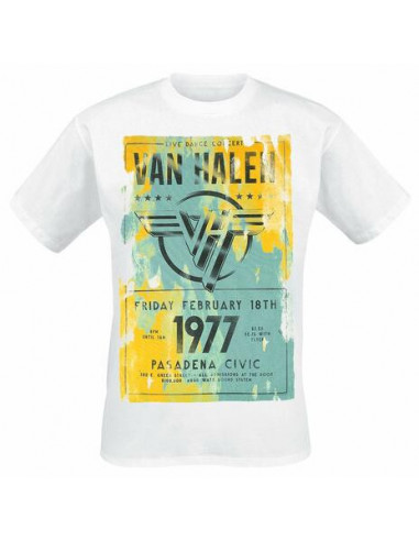 Van Halen: Pasadena '77 (T-Shirt Unisex Tg. XL)