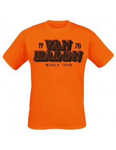 Van Halen: World Tour '78 (T-Shirt Unisex Tg. S)