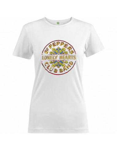 Beatles (The): Sgt Pepper Drum Colour (T-Shirt Donna Tg. XL)