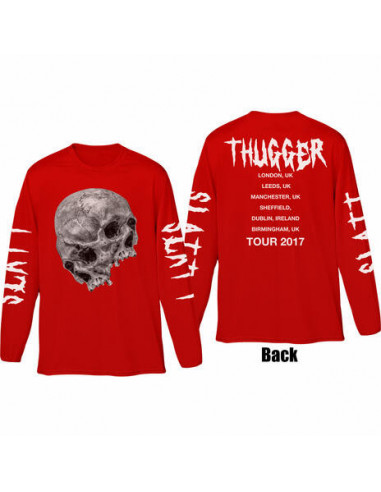 Young Thug: Thugger Skull (Back & Sleeve Print) (Maglia Manica Lunga Unisex Tg. 2XL)