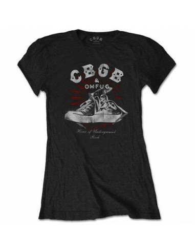 Cbgb: Converse (T-Shirt Donna Tg. M)