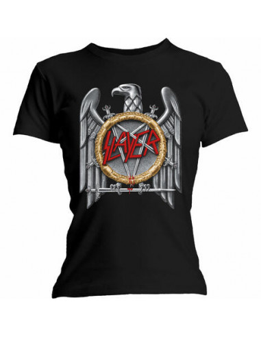 Slayer: Silver Eagle (T-Shirt Donna Tg. L)