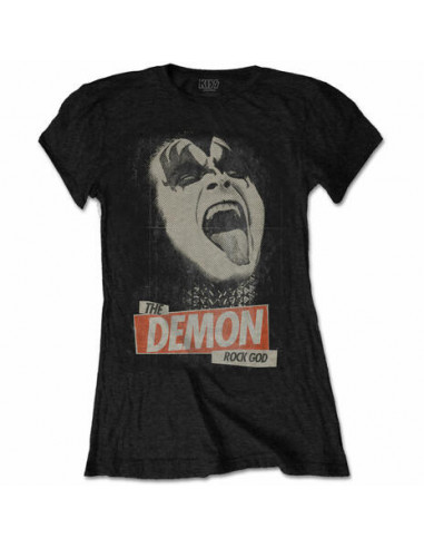 Kiss: The Demon Rock (T-Shirt Donna Tg. L)