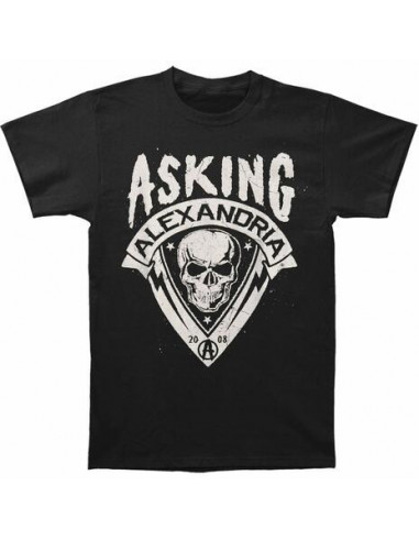 Asking Alexandria: Skull Shield (Retail Pack) (T-Shirt Unisex Tg. M)