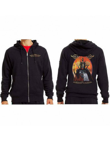 Mastodon: Zipped Emperor Of Sand (Ex Tour) (Felpa Con Cappuccio Unisex Tg. S)