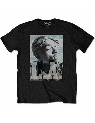 Tupac: La Skyline (T-Shirt Unisex Tg. XL)