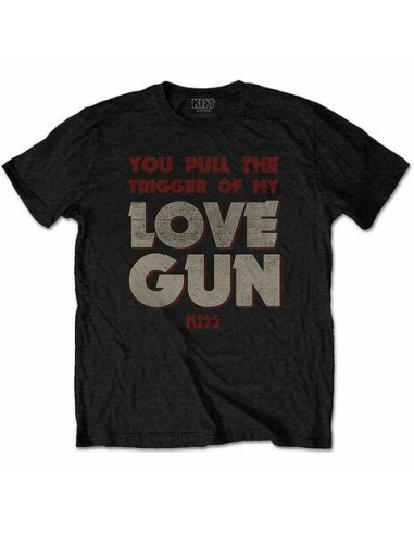 Kiss: Pull The Trigger (T-Shirt Unisex Tg. M)