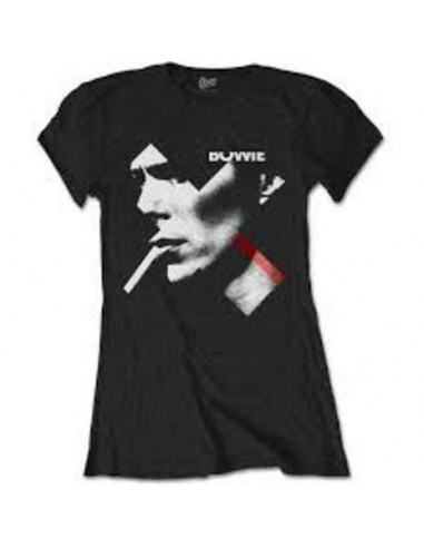 David Bowie: X Smoke Red Lady (T-Shirt Donna Tg. M)