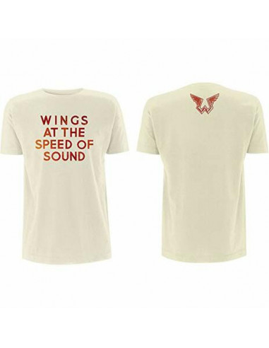 Paul Mccartney: Wings At The Speed Of Sound (Back Print) (T-Shirt Unisex Tg. S)